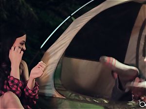 teenager whore likes camping and outdoor tearing up